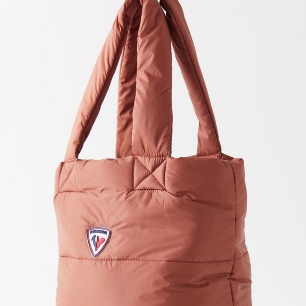 Rossignol UO Exclusive Puffer tote in Rust / Terracotta